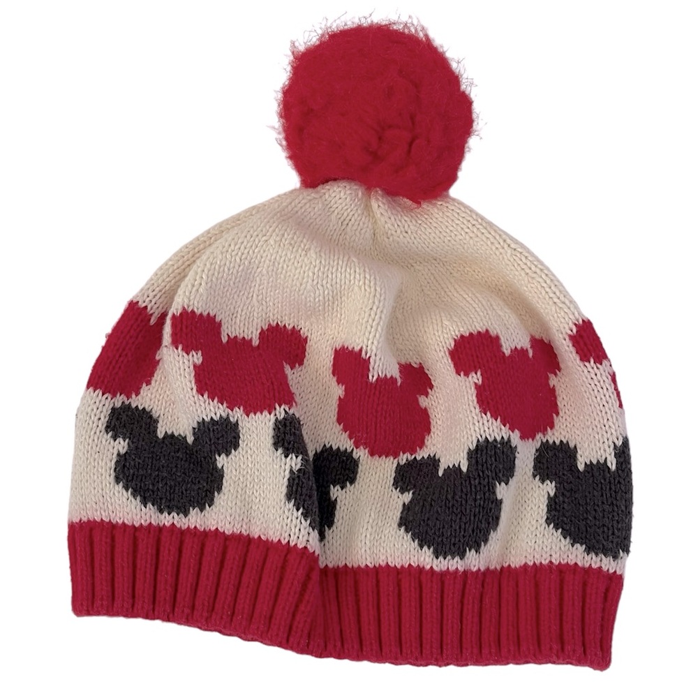 Hanna Andersson Mickey Mouse Disney Pom Pom Beanie Hat